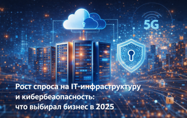Рост спроса на IT-инфраструктуру и кибербезопасность: что выбирал бизнес в 2025