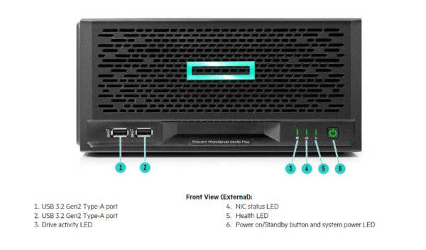 HPE ProLiant MicroServer Gen10 Plus Tower Server