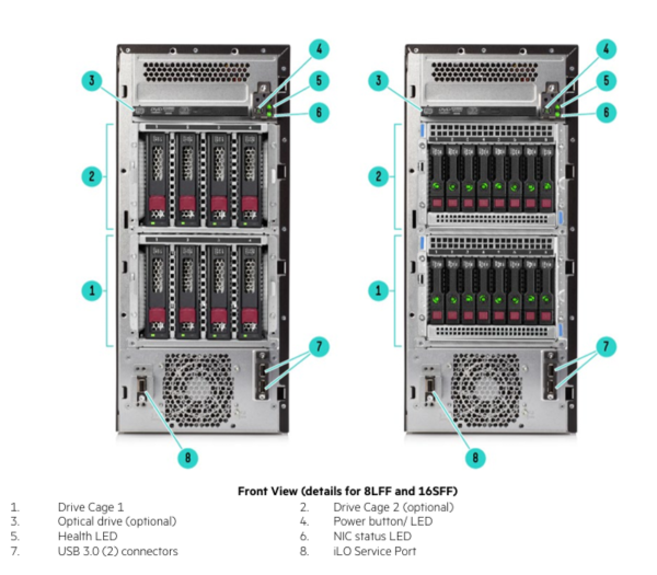 HPE ProLiant ML110 Gen10 Tower Server