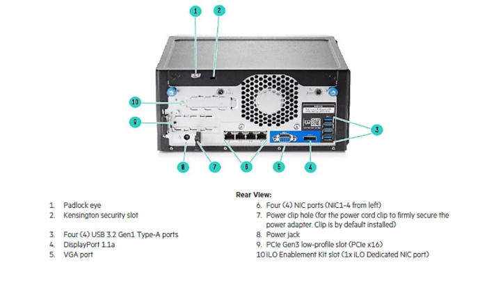 HPE ProLiant MicroServer Gen10 Plus Tower Server