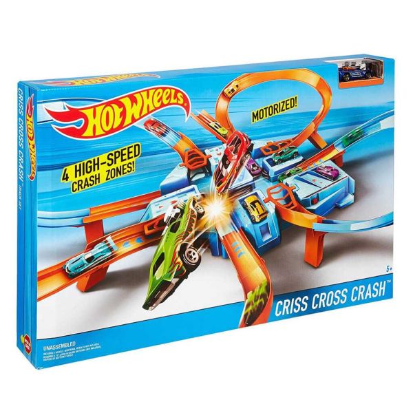 Hot Wheels Игровой трек "Перекрестное столкновение" Hot Wheels Игровой трек "Перекрестное столкновение"