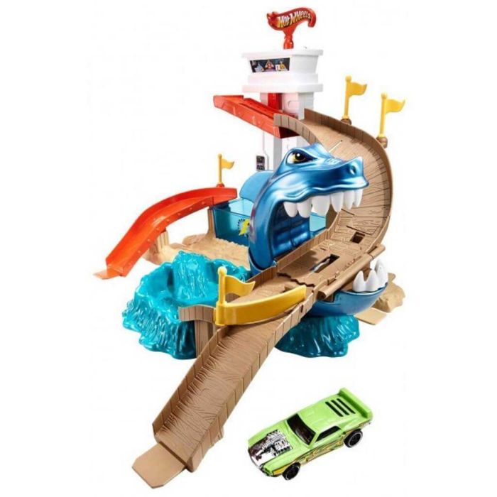 Hot Wheels Трек "Охота на акулу" серии "Измени цвет" Hot Wheels Трек "Охота на акулу" серии "Измени цвет"