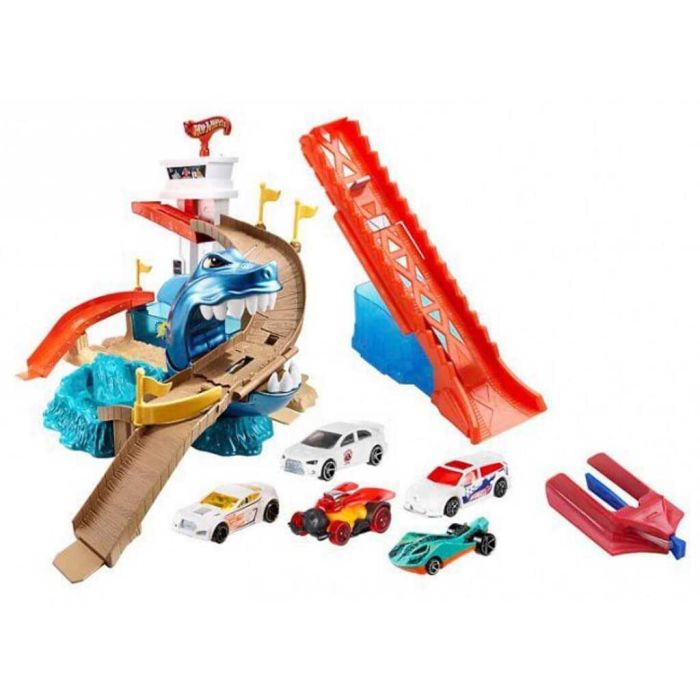 Hot Wheels Трек "Охота на акулу" серии "Измени цвет" Hot Wheels Трек "Охота на акулу" серии "Измени цвет"