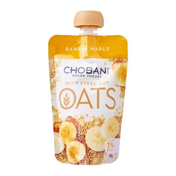 Chobani Банановый кленовый мешок овса Chobani Банановый кленовый мешок овса