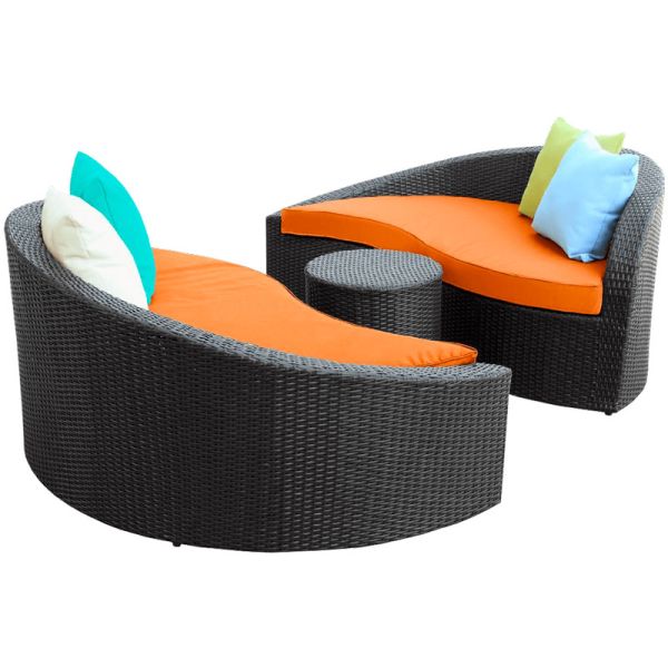 LexMod Twirl Lazy Outdoor Wicker LexMod Twirl Lazy Outdoor Wicker