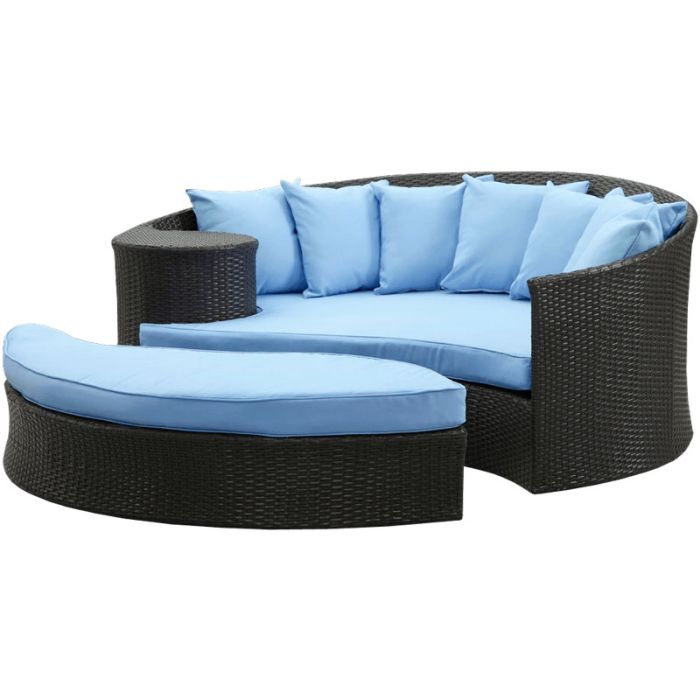 LexMod Taiji Outdoor Wicker Patio Daybed LexMod Taiji Outdoor Wicker Patio Daybed